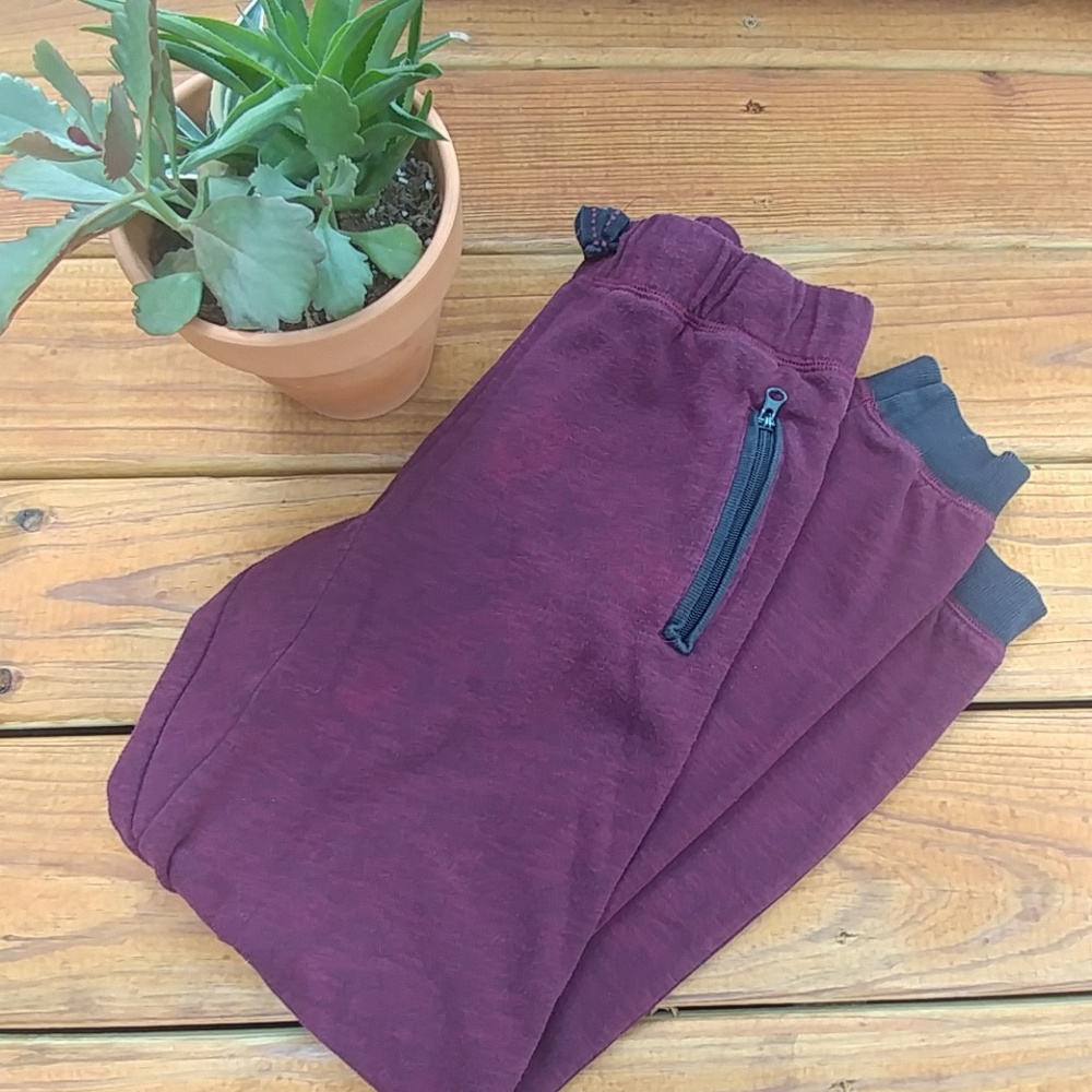 Boys joggers - maroon by Rustic Blue